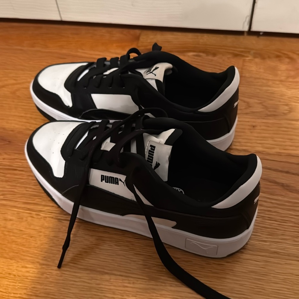 Puma Black and White Women's Shoes
